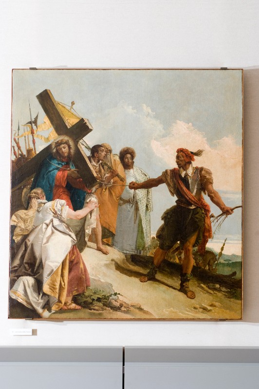 Tiepolo G. sec. XVIII, Gesù Cristo asciugato dalla Veronica