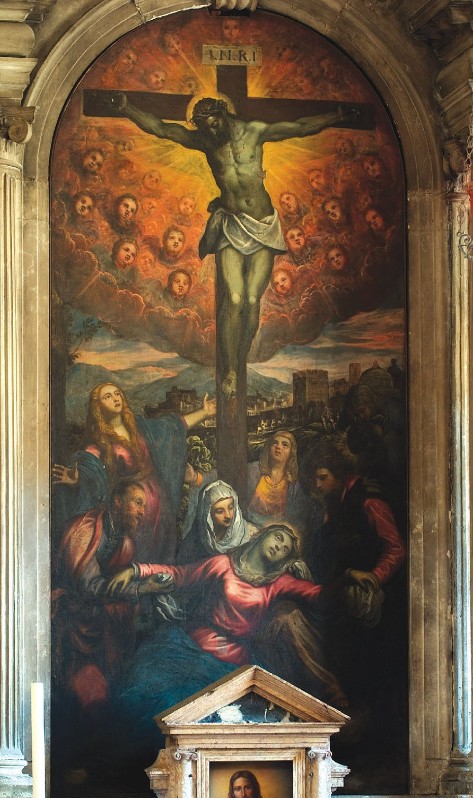 Robusti D. sec. XVI, Cristo in croce e le Marie