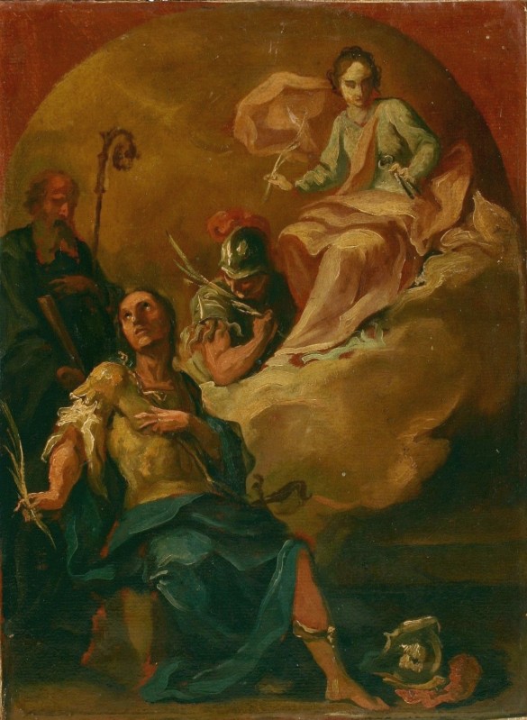 Balestra A. (1730 ca.), Sant'Apollonia e i Santi Benedetto Rustico e Fermo