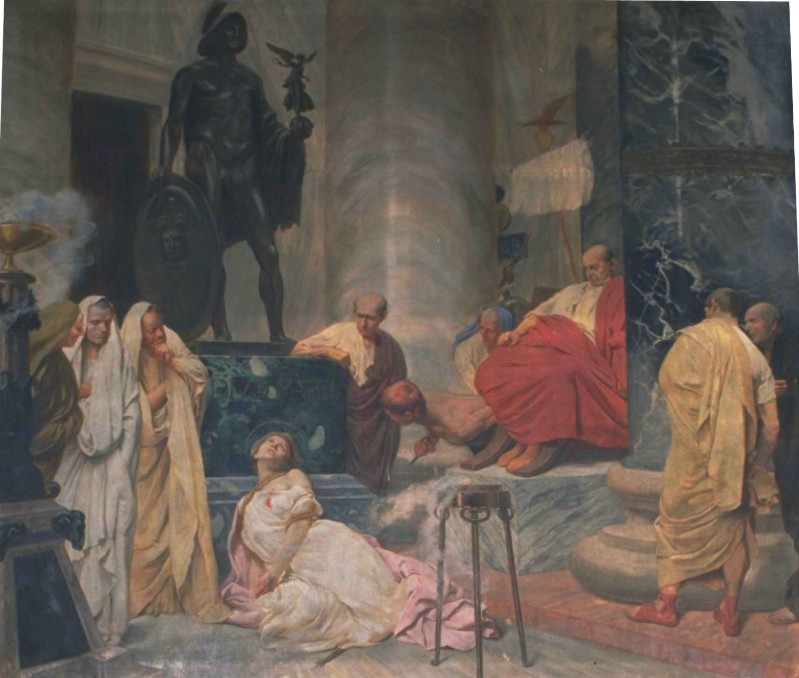 Bressanin V. (1890), Martirio di Santa Giustina