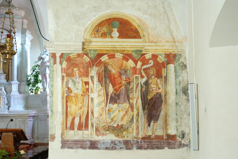 De' Sacchis G.A. (1506), Santi Michele arcangelo Valeriano e Giovanni Battista