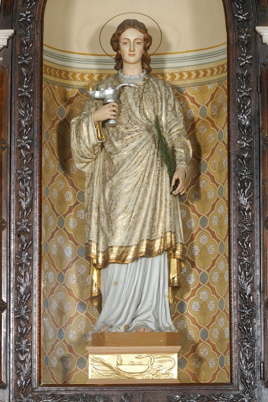 Demetz F. sec. XX, Statua di Santa Lucia