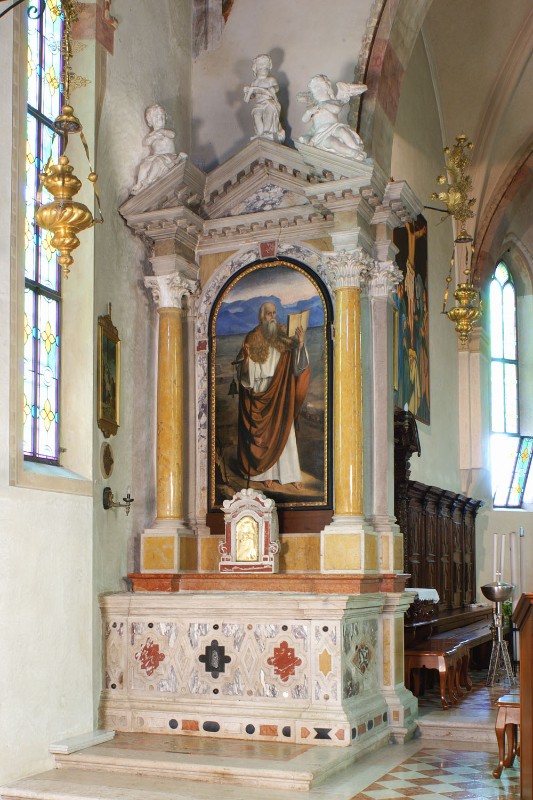 Maestranze friulane sec. XVIII, Altare laterale sinistro