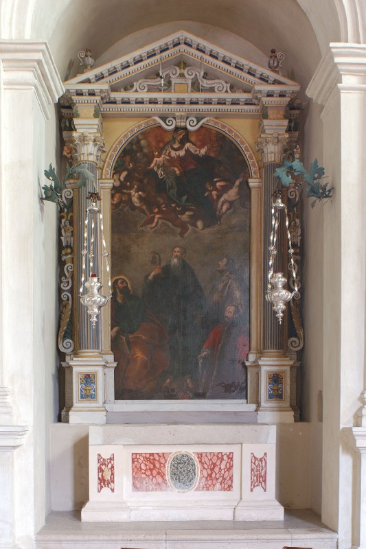 Maestranze friulane sec. XVIII, Altare laterale di Sant'Antonio Abate