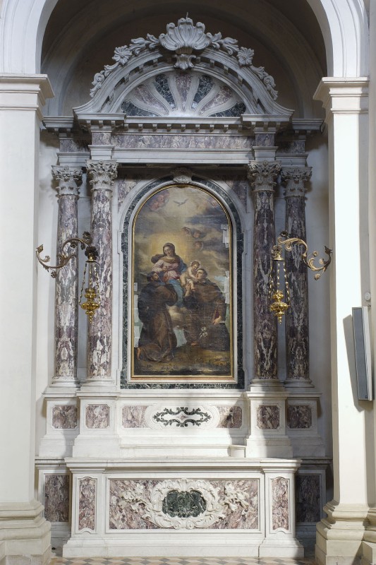 Maestranze friulane sec. XVIII, Altare laterale di Maria Vergine con il Bambino