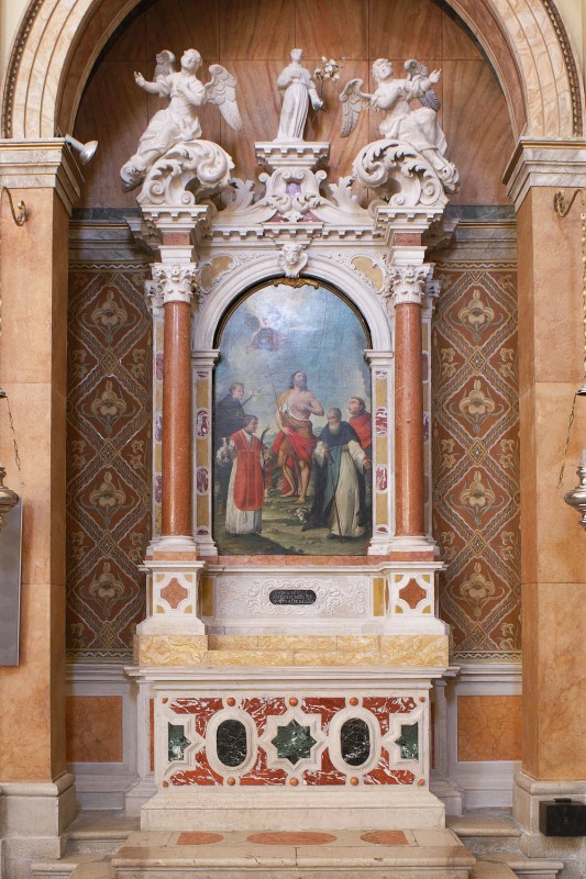 Maestranze friulane sec. XVIII, Altare laterale dei Santi