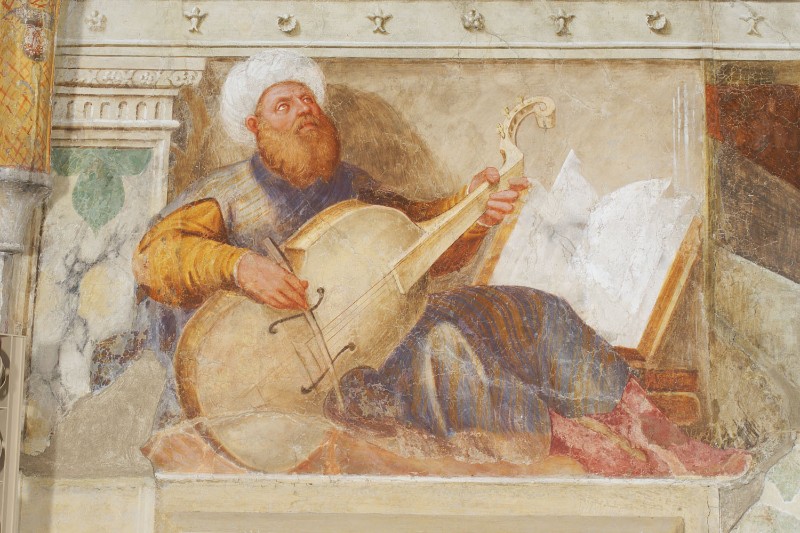 Amalteo P. (1535-1546), Il profeta Davide suona la viola da gamba