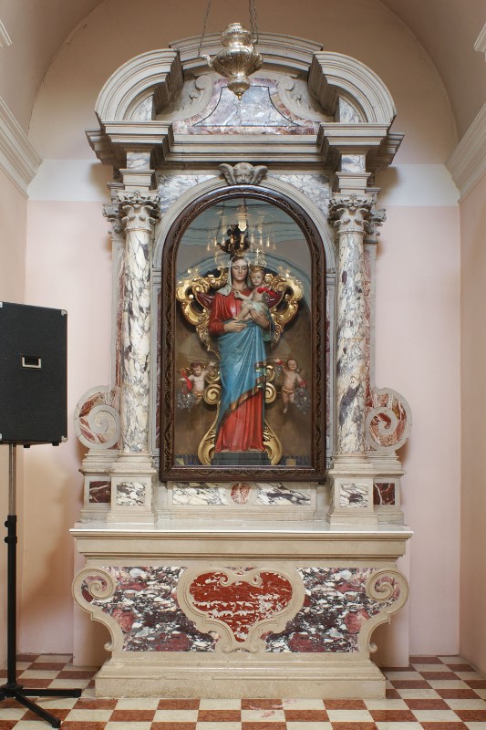 Maestranze friulane sec. XVIII, Altare laterale della Madonna con Gesù Bambino