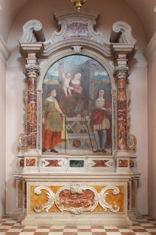 Maestranze friulane sec. XVIII, Altare laterale dei Santi Paolo e Giovanni