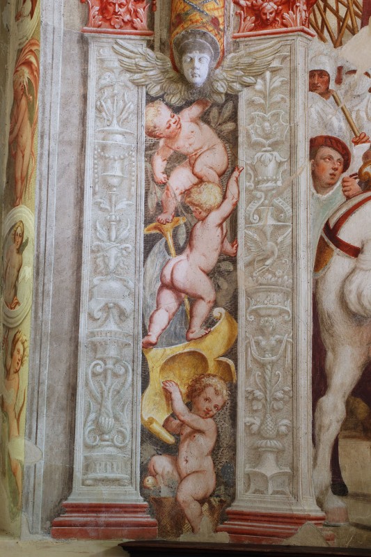 Amalteo P. (1536 circa), Putti con strumenti musicali