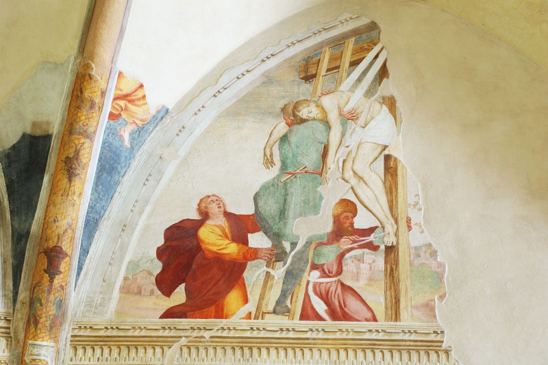 Amalteo P. (1536 circa), Gesù Cristo deposto dalla croce