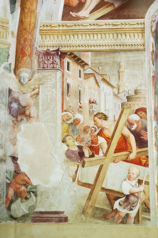 Amalteo P. (1536 circa), Miracolo della vera croce