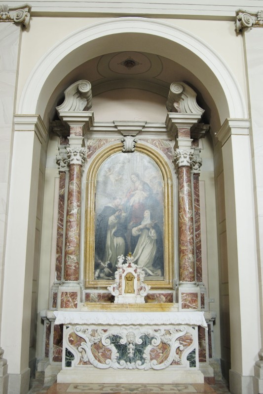 Maestranze friulane sec. XVIII, Altare laterale della Madonna con Bambino