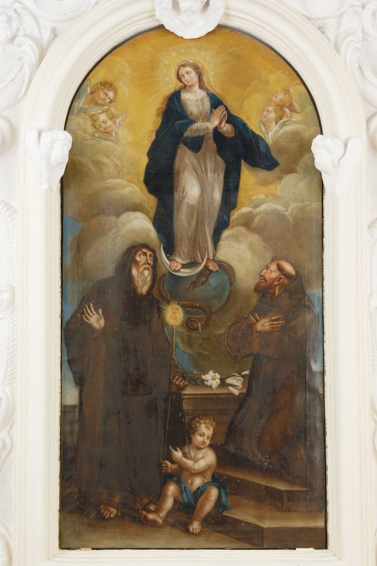 Buzzi G. (1734), Madonna coi Santi Francesco di Paola e Francesco di Assisi