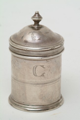 Bottega di Scarabello A. sec. XVIII, Vasetto per Olio Santo C