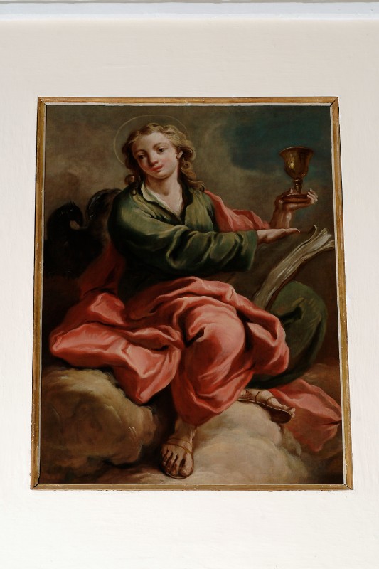 Maniera di Pittoni G. B. sec. XVIII, San Giovanni evangelista