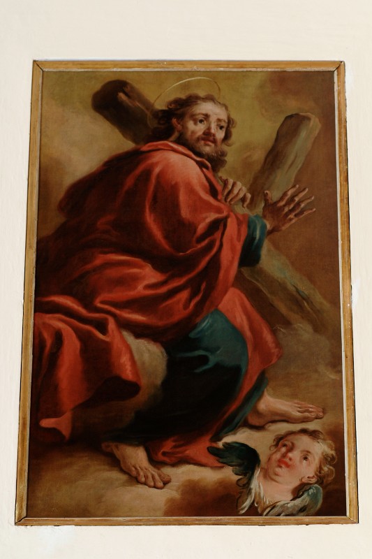 Maniera di Pittoni G. B. sec. XVIII, Sant'Andrea Apostolo