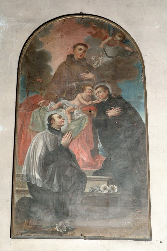 Bossi F. sec. XIX, Gesù Bambino e santi
