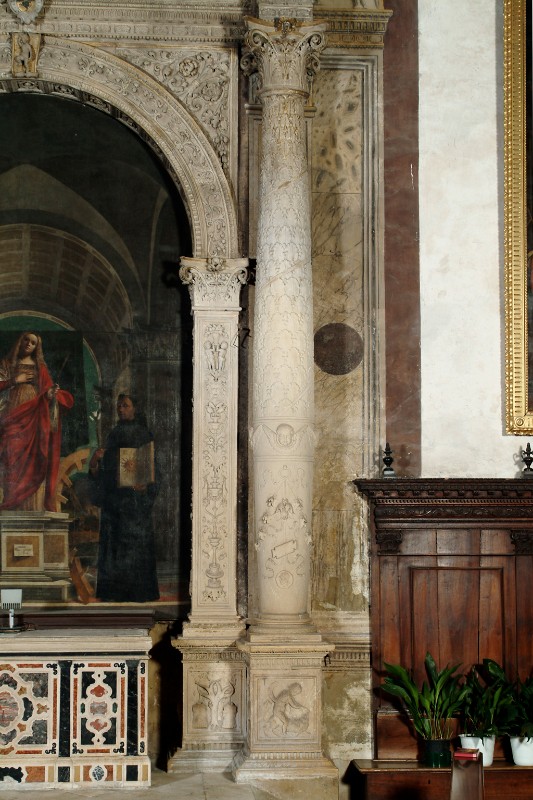 Maestranze vicentine (1505), Colonna dell'altare a destra