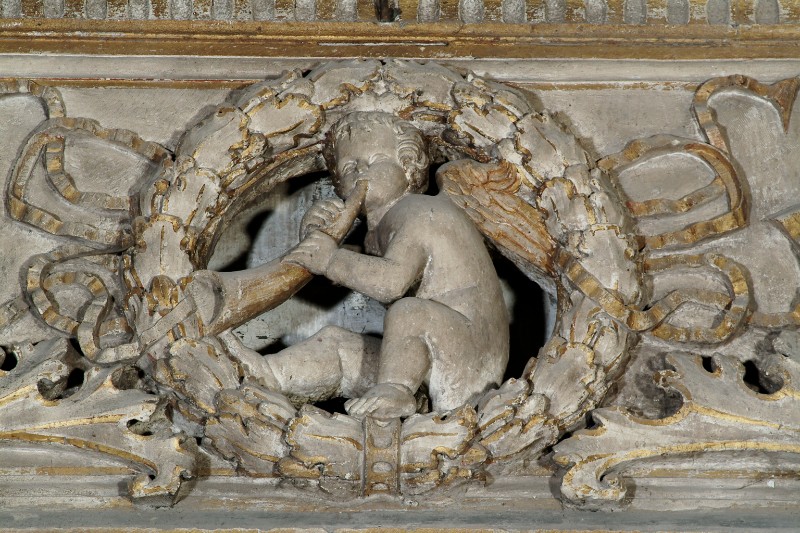 Bottega vicentina (1505), Putto con tromba