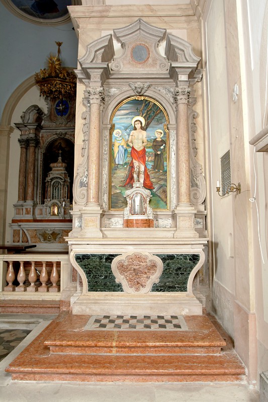 Maestranze venete sec. XVIII, Altare di San Sebastiano