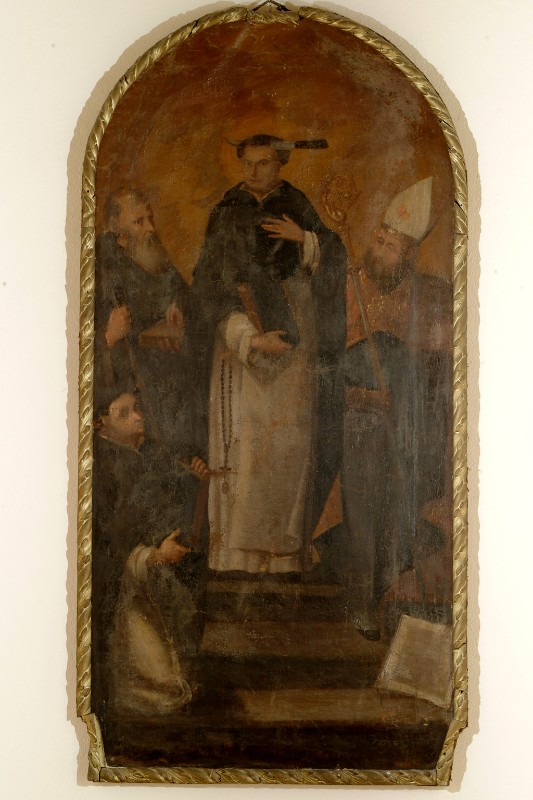 Ambito veneto sec. XVII, San Pietro martire e santi
