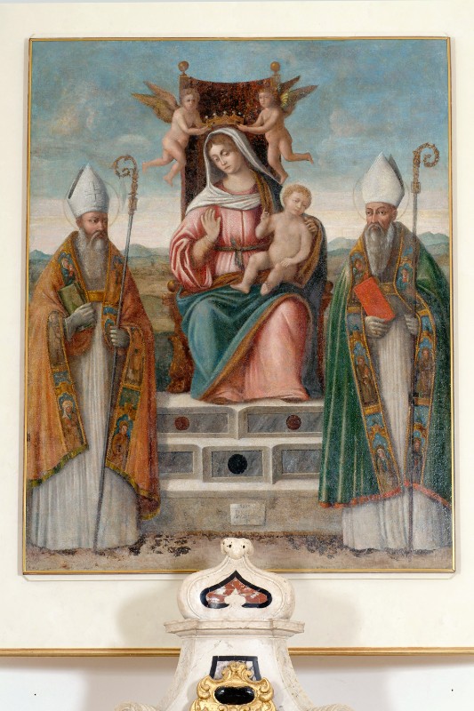 Bussati F. (1550), Madonna in trono tra S. Zeno e S. Fidenzio