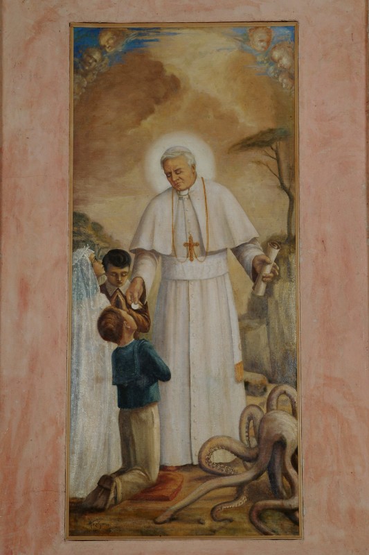 Trevisan A. (1951), Papa Pio X celebra l'Eucaristia