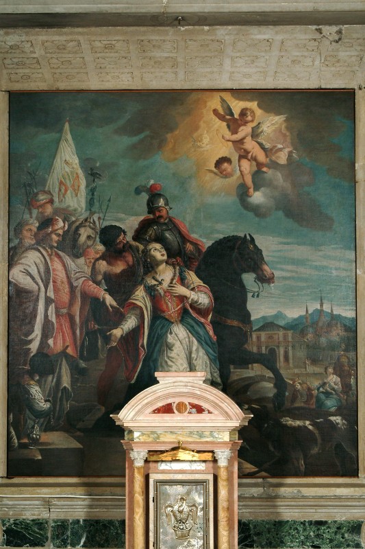 Zanella D. (1736), Martirio di Santa Giustina