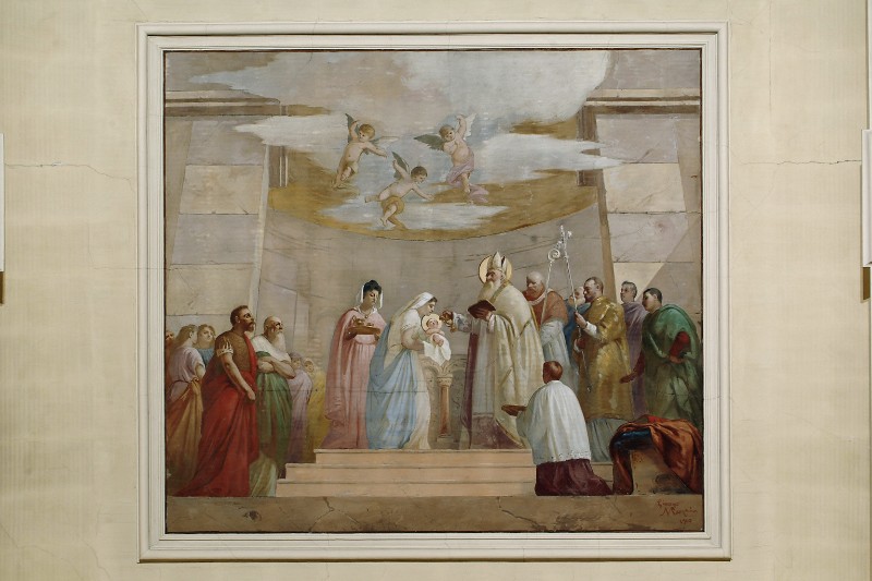 Manzoni G. (1900), Battesimo di Santa Giustina