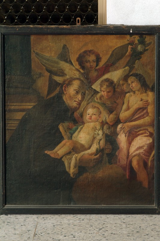 Ambito veneto sec. XVIII, San Gaetano Thiene e Gesù Bambino