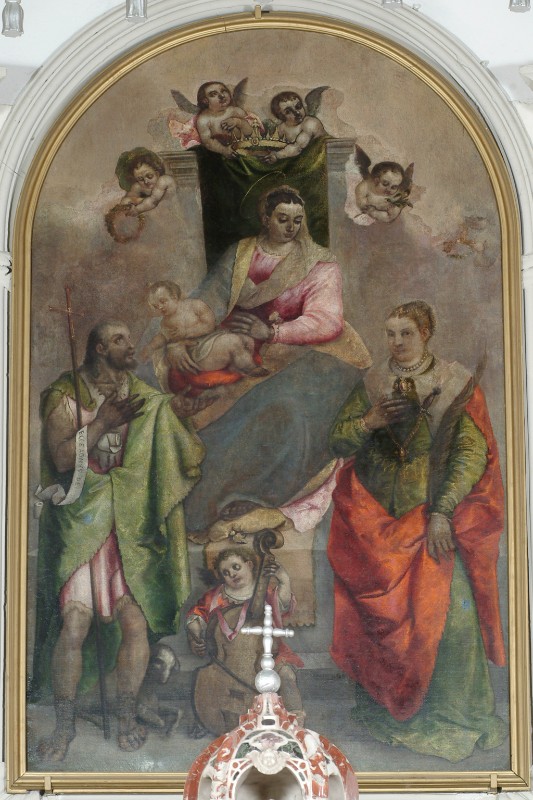 De Marascalchi P. (1587-89), Madonna col Bambino San Giovanni e Santa Giustina