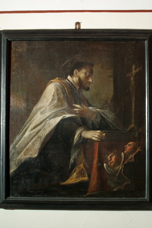 Ambito veneto sec. XVII, San Gaetano Thiene in preghiera