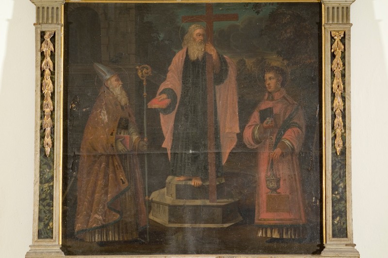 Ambito veneto sec. XVI, San Filippo con i Santi Prosdocimo e Daniele