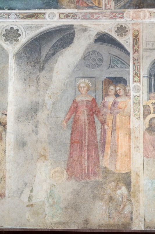 Giusto de' Menabuoi sec. XIV, Salomè consegna la testa di San Giovanni Battista