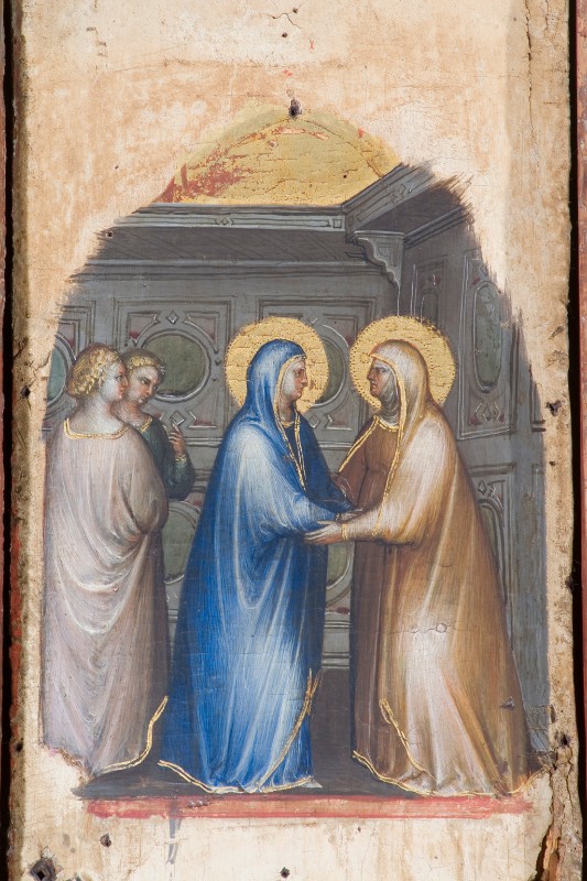 Giusto de' Menabuoi sec. XIV, Maria visita Sant'Elisabetta