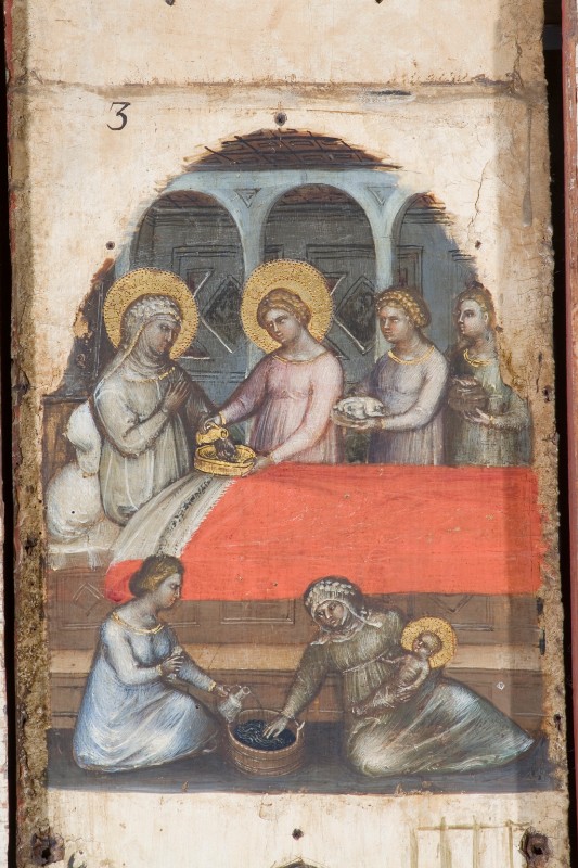Giusto de' Menabuoi sec. XIV, Nascita di San Giovanni Battista