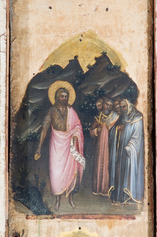 Giusto de' Menabuoi sec. XIV, San Giovanni Battista battezza le turbe