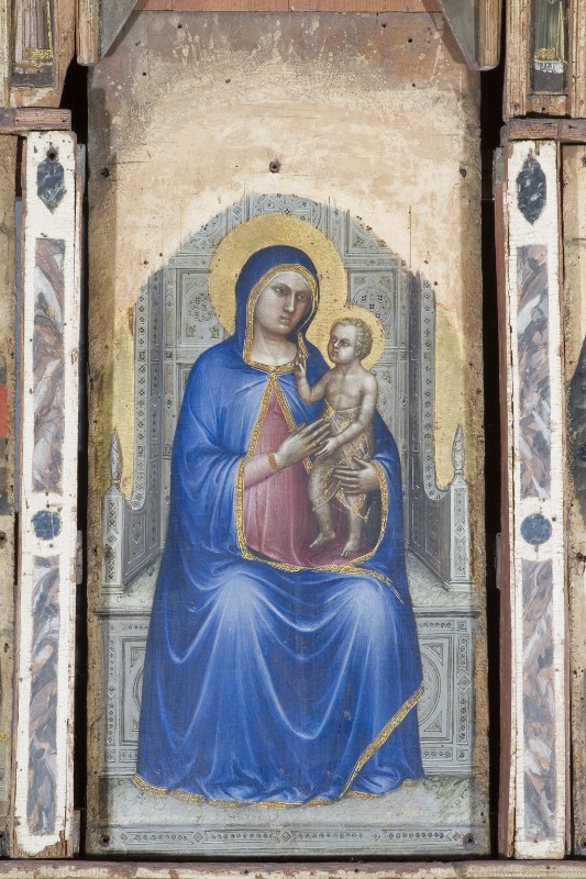 Giusto de' Menabuoi sec. XIV, Madonna in trono con Gesù Bambino