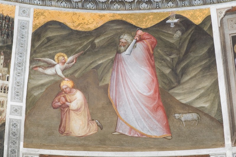 Giusto de' Menabuoi sec. XIV, Sacrificio di Isacco