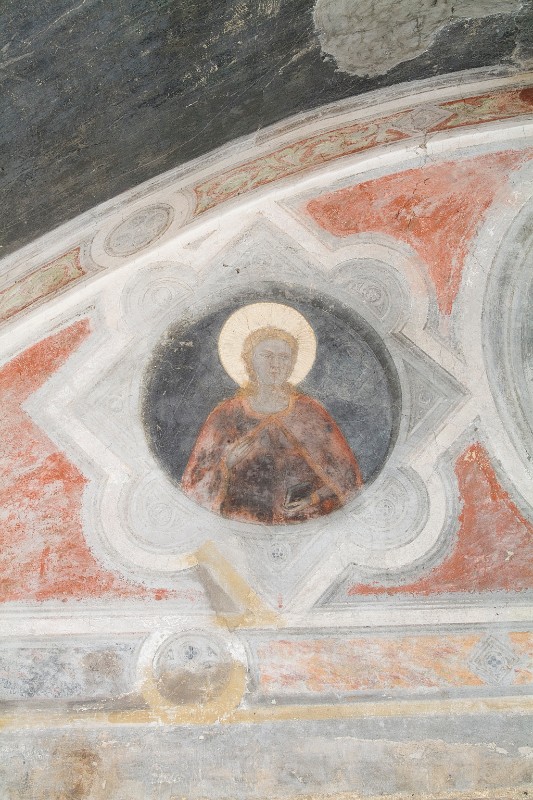Giusto de' Menabuoi sec. XIV, Santa Giustina entro cornice mistilinea