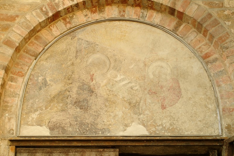 Giusto de' Menabuoi sec. XIV, Lunetta con Natività di Gesù