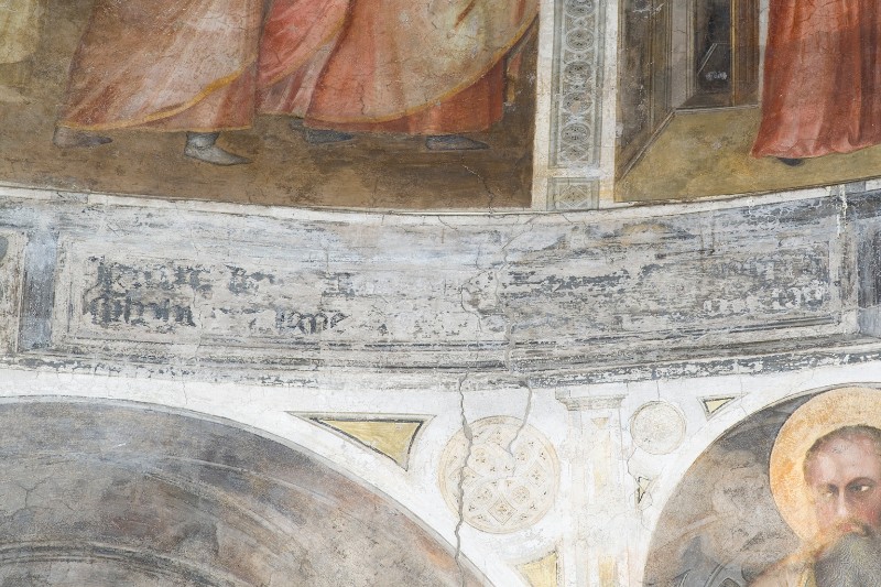 Giusto de' Menabuoi sec. XIV, Iscrizione dipinta 12/17