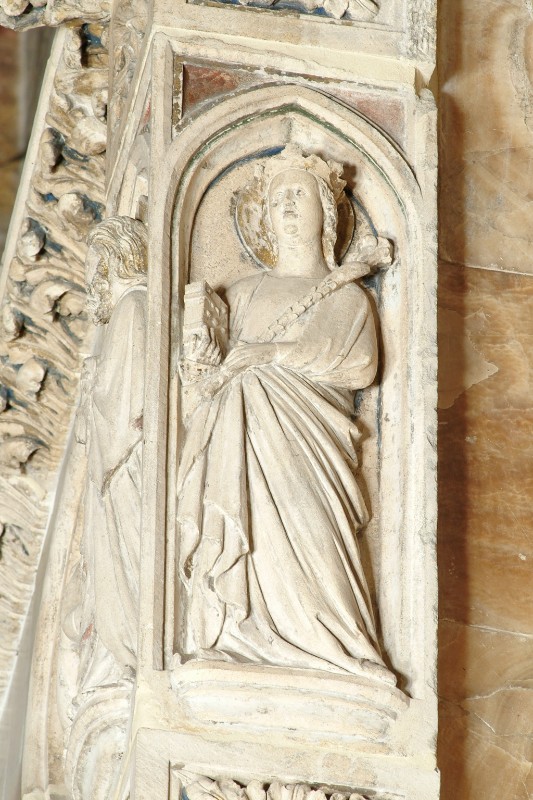 Andriolo de' Santi e aiuti (1351), Santa con corona