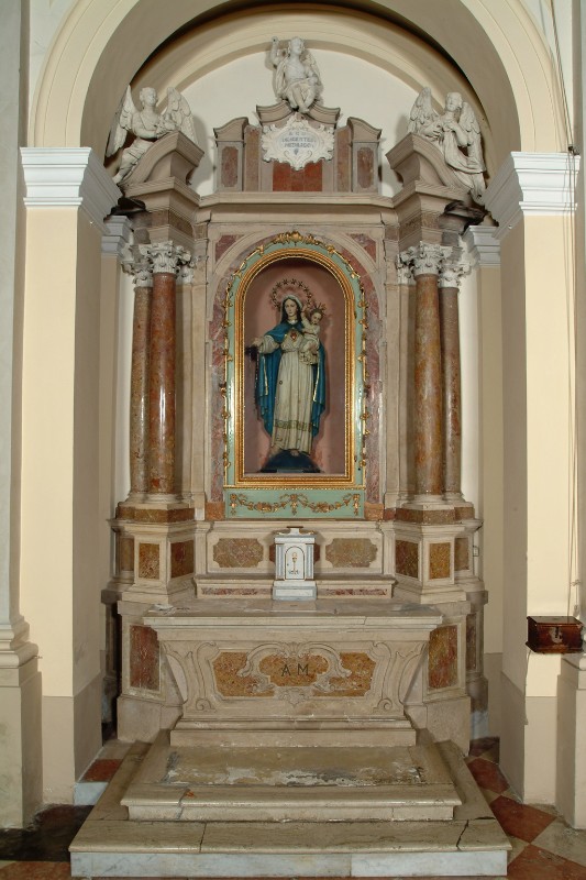 Maestranze venete sec. XVIII, Altare della Madonna del Rosario
