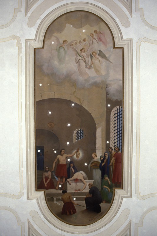 Bordin A. (1930), Decapitazione del Battista del soffitto
