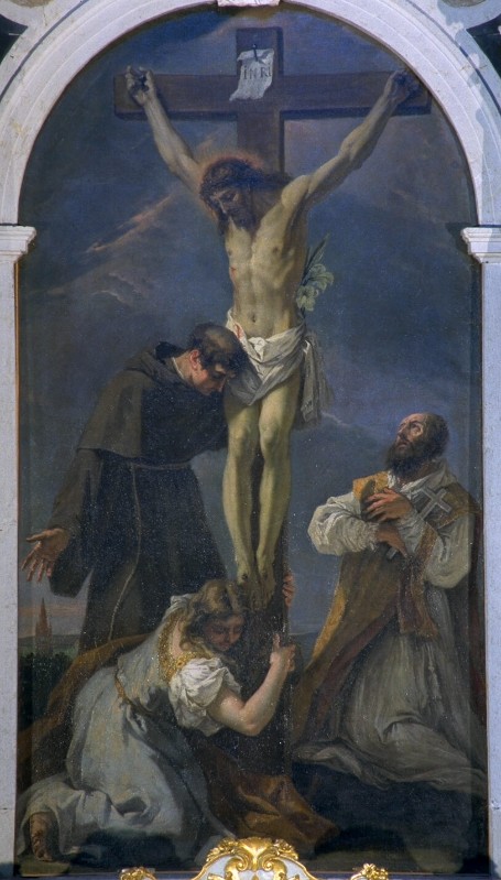 Ricci Sebastiano (1700-1704), Gesù Cristo crocifisso e santi