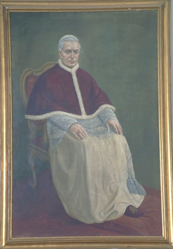 Ghedina Gino (1936), Ritratto di papa Pio X