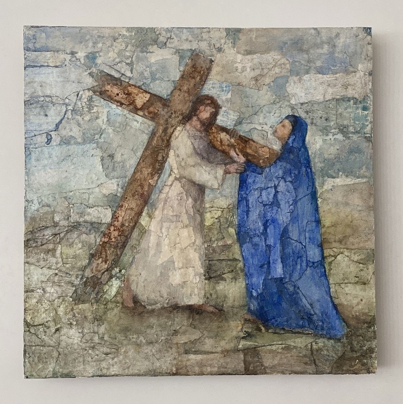 Poffe N. (2019), Gesù Cristo incontra la Madonna e le pie donne