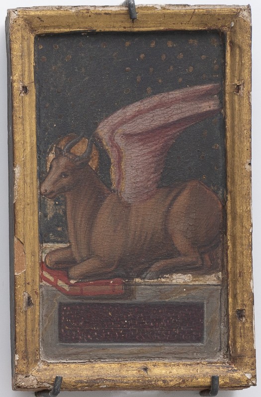 Badile A. sec. XV, Simbolo dell'evangelista Luca